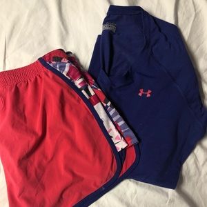 Under Armour workout set